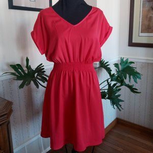 Coral dress